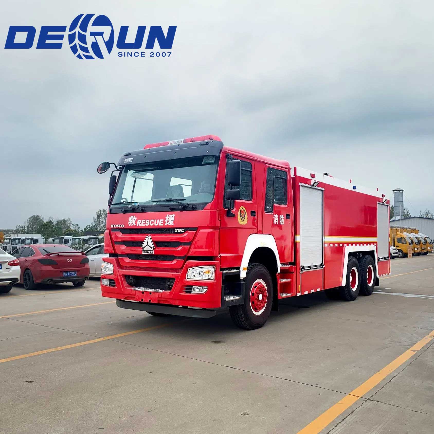 So wählen Sie ein schweres Industrie-Feuerwehrauto aus: Warum sich der Sinotruk HOWO 6x4 auszeichnet