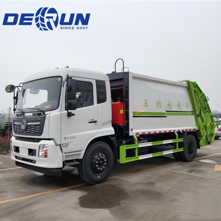 Dongfeng 4x2 sechsrädriger Müllkompressor-LKW