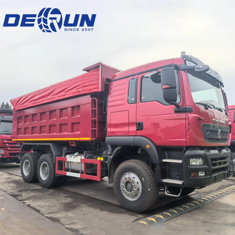Sinotruk Howo TX 6x4 336 PS Muldenkipper für Äthiopien und Dschibuti